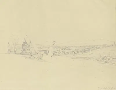 Blick von der Villa Celimontana by Карл Морганштерн — digital art print download