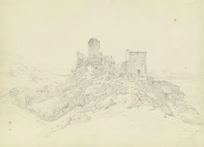Olevano by Карл Морганштерн, 1836 — digital art print download