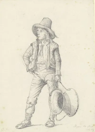 Roman boy by Карл Морганштерн, 1835 — digital art print download