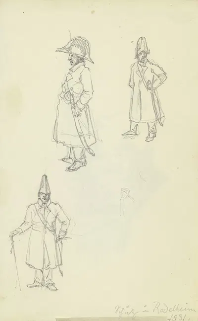 Studienblatt; Schütze in Rödelheim by Карл Морганштерн, 1831 — digital art print download