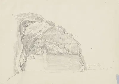 The Blue Grotto by Карл Морганштерн, 1835 — digital art print download