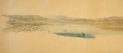 Poros by Carl Rottmann, 1835 — digital art print download