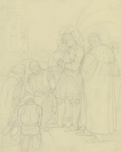 Der Tod des Reichritters Franz von Sickingen nach Belagerung und Übergabe der Burg Nanstein an die gegen ihn ziehenden…