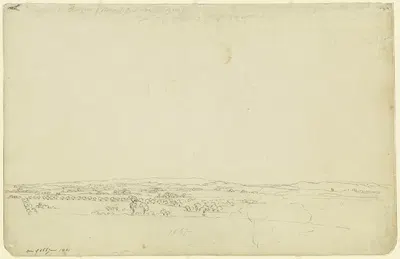 Blick zur Granitz (Rügenlandschaft) by Каспар Давид Фридрих, 1801 — digital art print download