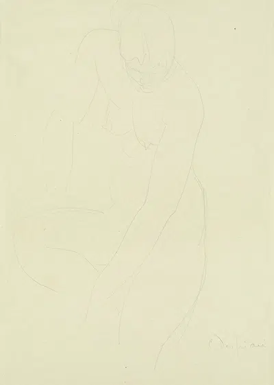 Female nude by Charles Despiau — digital art print download