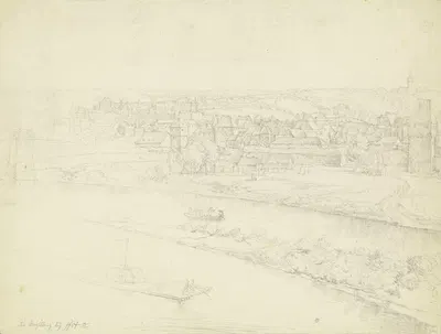 Der Mühlberg bei Frankfurt am Main by Christian Xeller — digital art print download