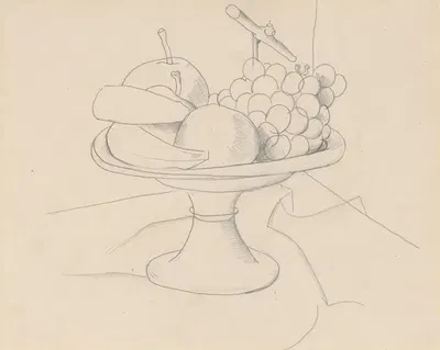 A platter of fruit by Кристофер Вуд, 1925 — digital art print download