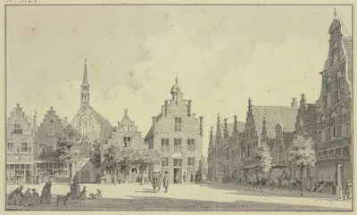 de Markt tot Steenwyk by Cornelis Pronk — digital art print download