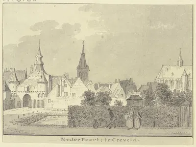 Neder Poort; te Creveld by Корнелис Пронк — digital art print download