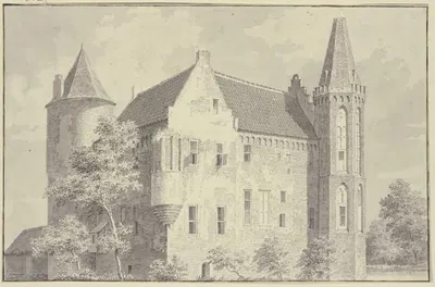 Schloss Croy im Dorf Aarle-Rixtel by Cornelis Pronk — digital art print download