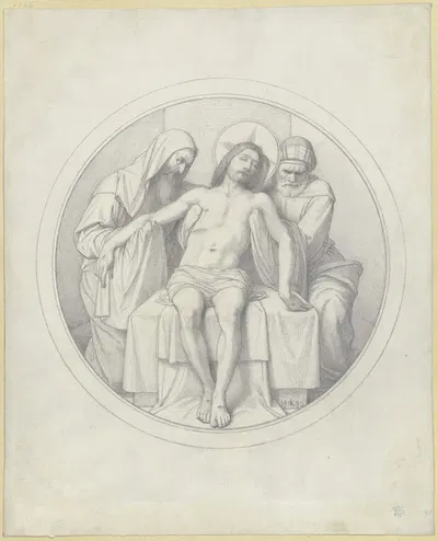Entombment of Christ by Эдуард фон Штайнле, 1880 — digital art print download