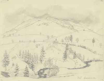 Blick auf das verschneite Schwarzwalddorf Bernau by Эмиль Рудольф Вайс, 1922 — digital art print download
