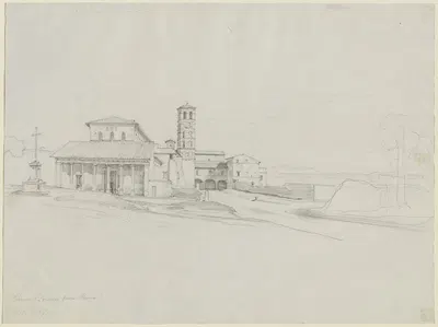 Rom, San Lorenzo fuori le mura by Эрнст Фриз — digital art print download