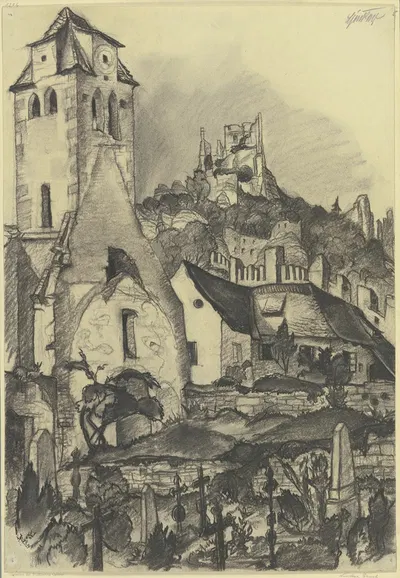 Dürnstein at the Donau by Эрнст Линкер — digital art print download
