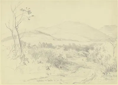 Hof Häusel bei Eppstein im Taunus by Friedrich Ernst Morgenstern, 1886 — digital art print download
