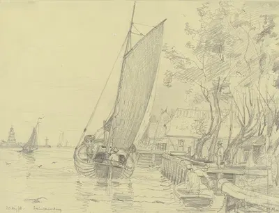 Порт Свиноуйсьце by Фридрих Эрнст Морганштерн, 1878 — digital art print download