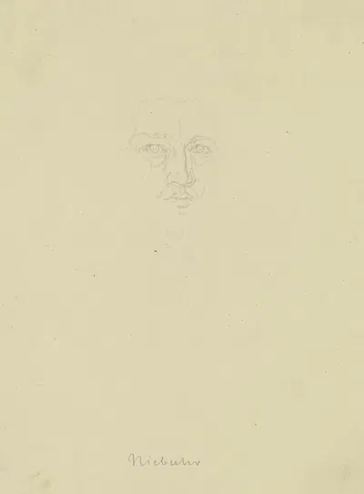 Bildnis des Barthold Georg Niebuhr. by Eugen Eduard Schäffer, 1824 — digital art print download