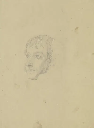 Bildnis des Barthold Georg Niebuhr by Eugen Eduard Schäffer, 1824 — digital art print download