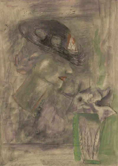 Portrait of Mrs Elisabeth Curtis by Frances Hodgkins, 1939 — digital art print download