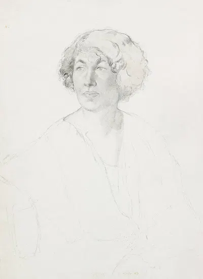 Portrait of the artist’s wife, Lydia Vytchegjanine by Сергей Чехонин — digital art print download