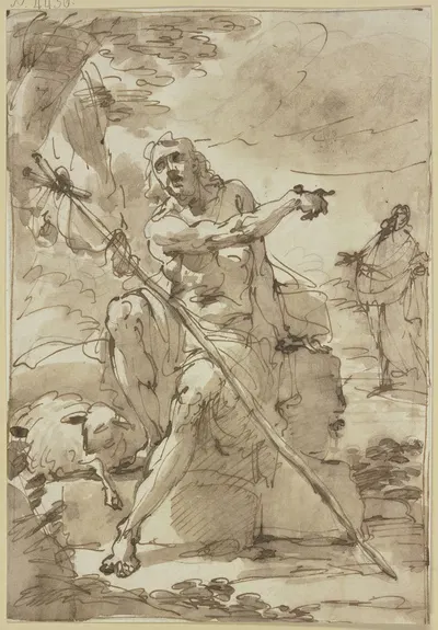 John the Baptist by Flaminio Torre — digital art print download