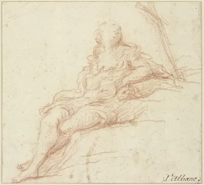 Atoning Magdalene by Francesco Albani — digital art print download