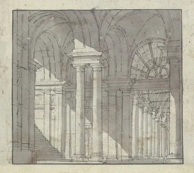 Portico by Франческо Гуарди — digital art print download