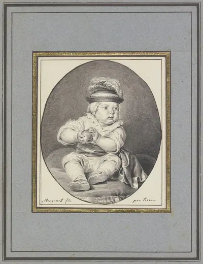 Kinderbildnis des Grafen Paul Stroganoff by Франсуа Эйзен — digital art print download