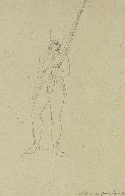 Soldat von den Grenzregimenten by Франц Пфорр — digital art print download
