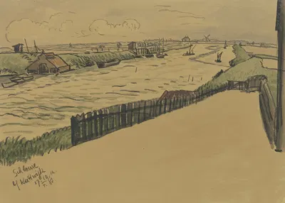 Channel of Katwyk by Фрид Штерн, 1912 — digital art print download
