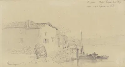Bayonne by Fritz Bamberger, 1849 — digital art print download