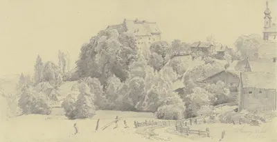 Starnberg by Fritz Bamberger, 1862 — digital art print download