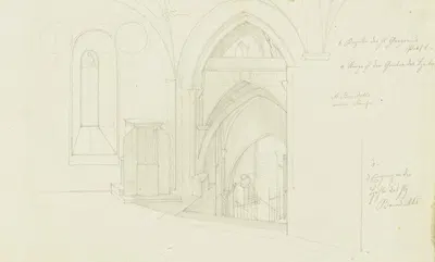 Treppenaufgang im Kloster San Benedetto bei Subiaco by Fritz Bamberger — digital art print download