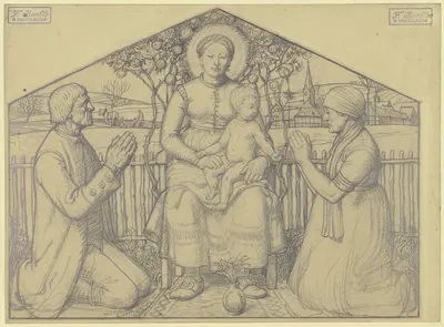 Rural Madonna by Фриц Бёле, 1913 — digital art print download