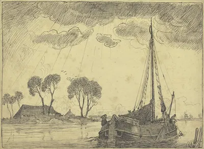 Ship on the Main by Фриц Бёле — digital art print download