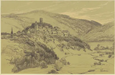 Altweilnau by Фриц Вухерер — digital art print download