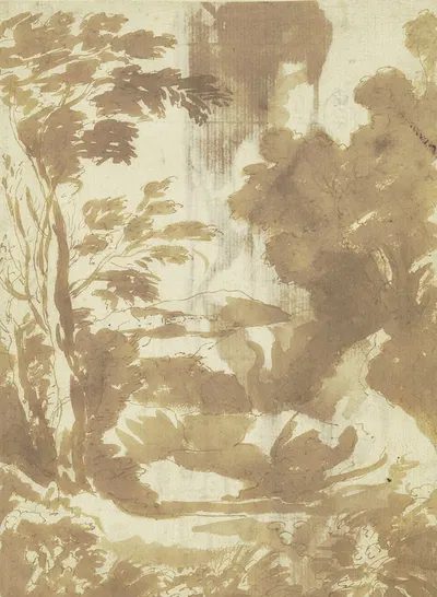 Waldpartie by Гаспар Дюге — digital art print download