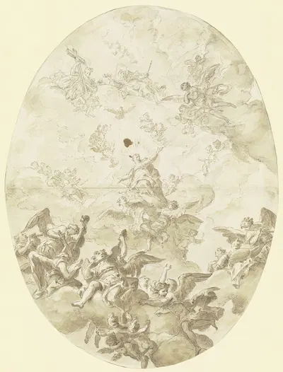 Assumption of Mary by Gaspare Diziani — digital art print download