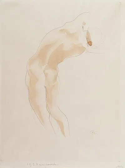 Nude Study by Георг Колбе, 1928 — digital art print download
