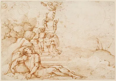 Jacob's dream by Giovanni Battista Naldini — digital art print download