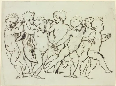 Dance of the cupids by Giuseppe Bossi — digital art print download