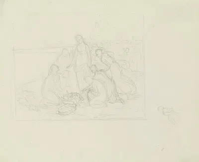 Rescue of Moses by Gustav Heinrich Naecke — digital art print download