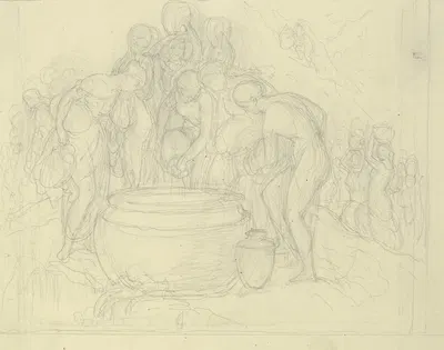 The barrel of the Danaides by Gustav Heinrich Naecke — digital art print download