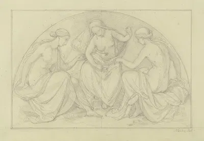 The three Fates by Gustav Heinrich Naecke — digital art print download
