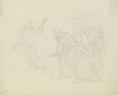 Three Marys at the Grave by Gustav Heinrich Naecke — digital art print download