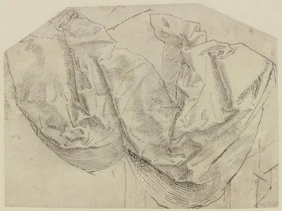A pleated cloth by Hans Brosamer — digital art print download