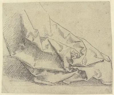 Drapery study by Hans Brosamer — digital art print download