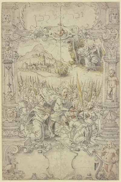 Krönung Sauls durch Samuel by Hans Jakob Dünz, 1598 — digital art print download