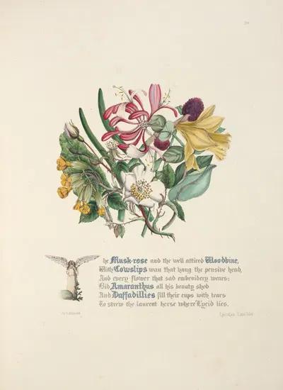 Lycidas by Jane Elizabeth Giraud, 1846 — digital art print download