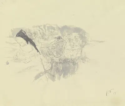 Studie aus dem Kriegslazarett by Hans Sutter, 1915 — digital art print download
